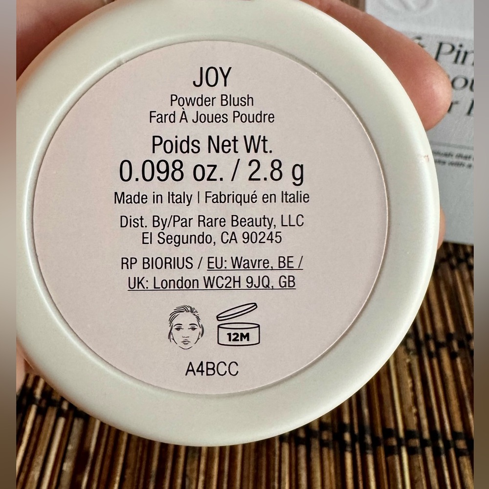 Rare Beauty Soft Pinch Luminous Powder Blush - Joy - Picture 5 of 5